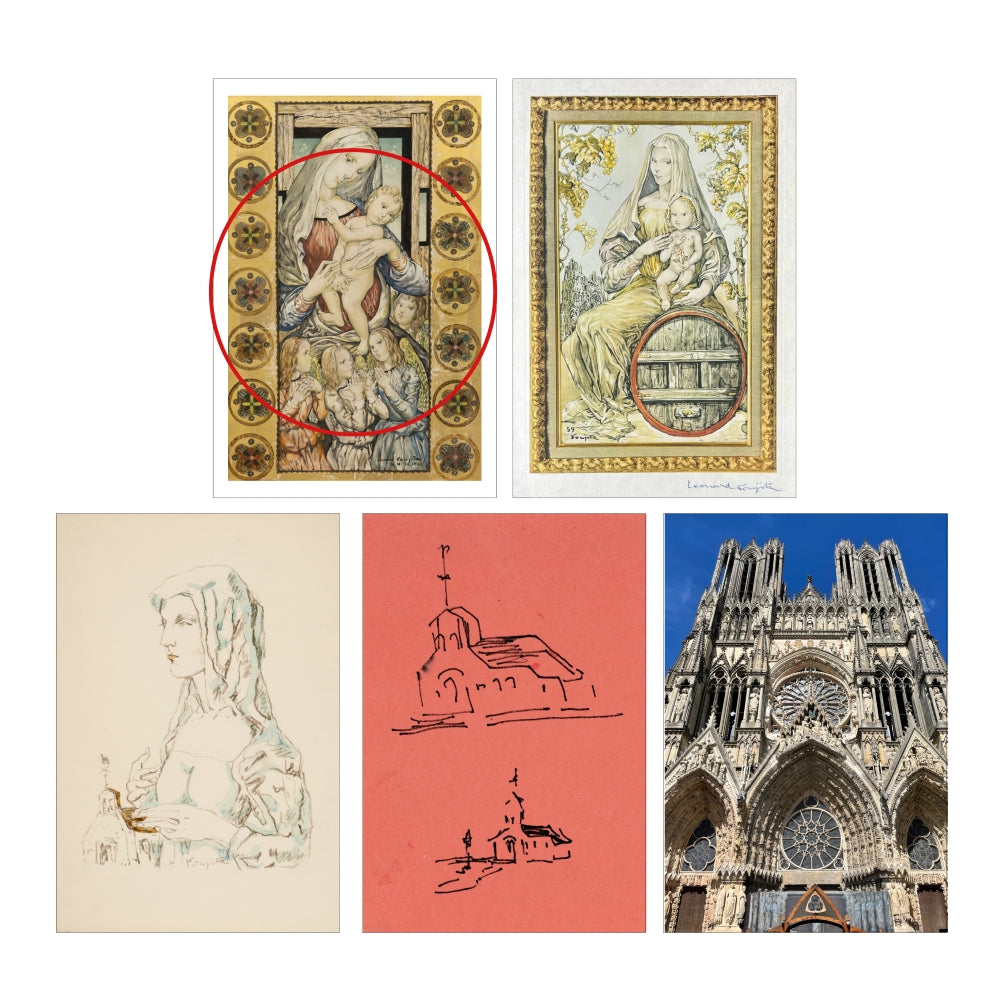 ポストカード《聖母子》