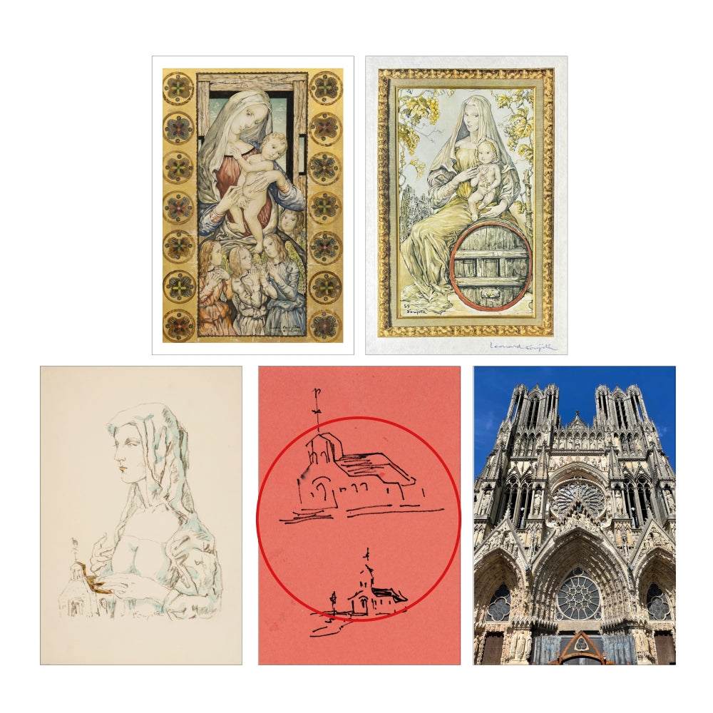 ポストカード《ランス平和の聖母礼拝堂》