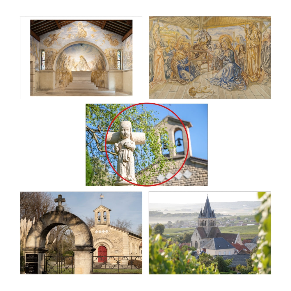 ポストカード 十字架の塔と平和の聖母礼拝堂