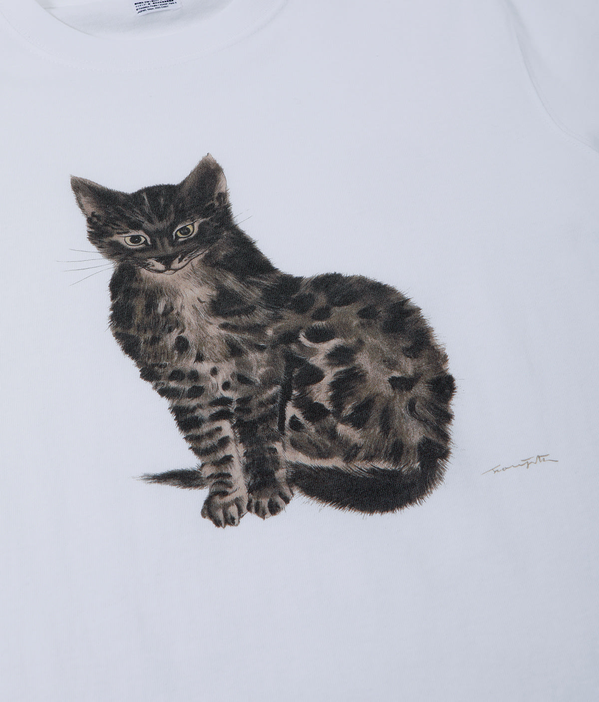 Tシャツ 『猫十態』より 黒い猫(M)