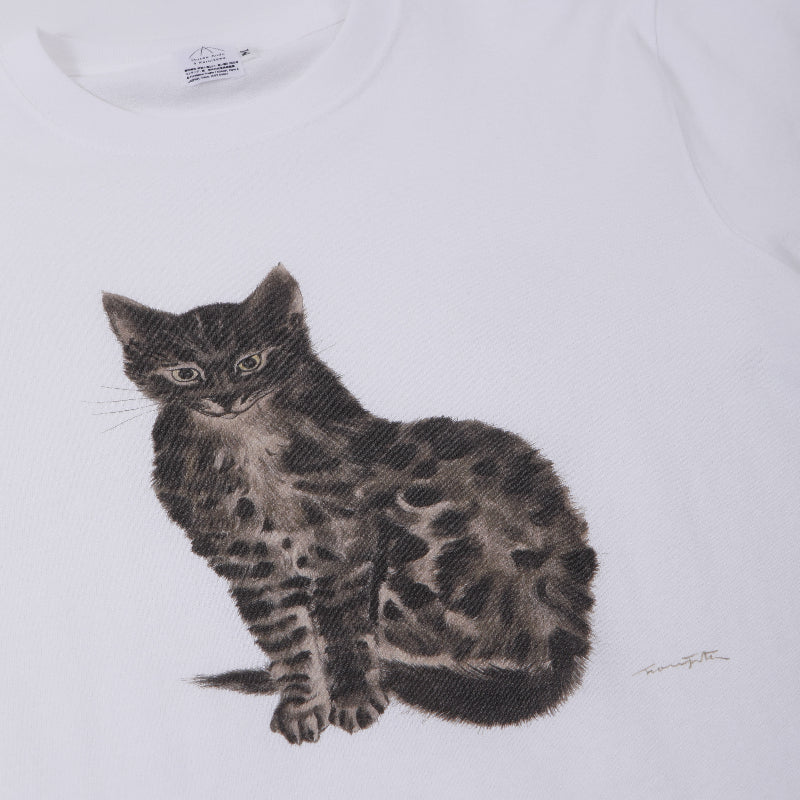 Tシャツ  『猫十態』より 黒い猫 (M)
