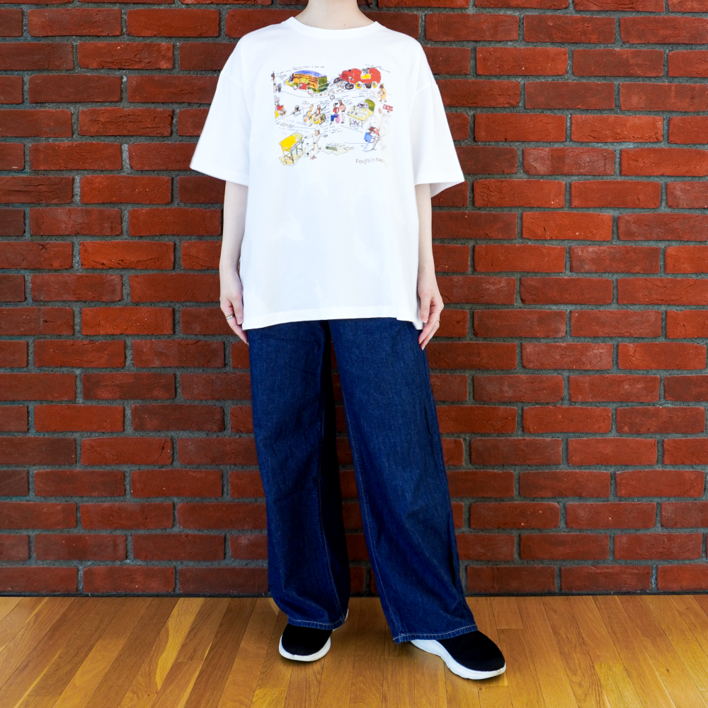 Tシャツ 《書簡（フランク・シャーマン宛）》 A_白 (S)