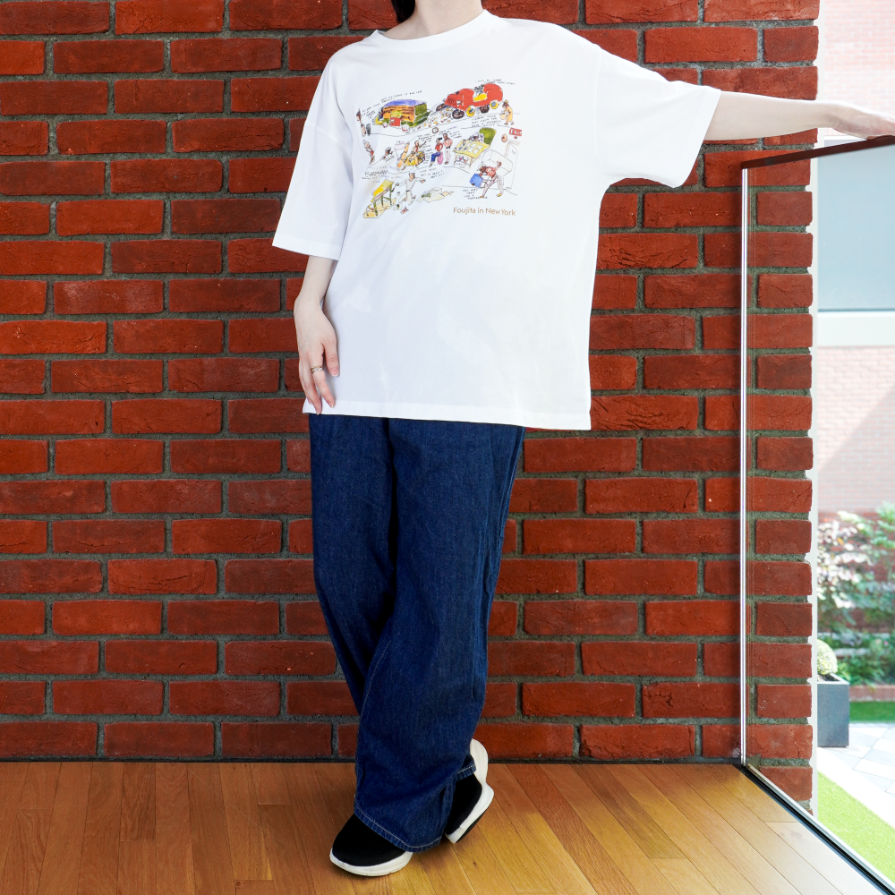 Tシャツ 《書簡（フランク・シャーマン宛）》 A_白 (S)