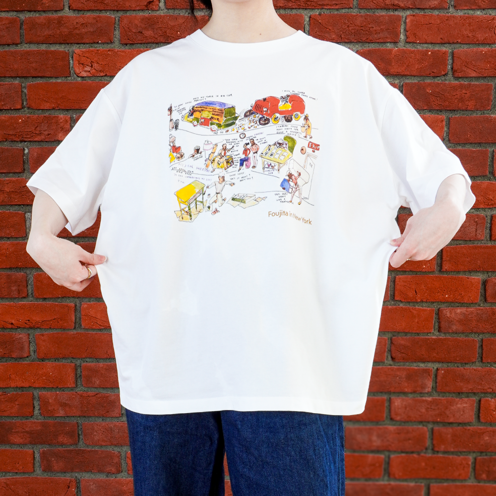 Tシャツ 《書簡（フランク・シャーマン宛）》 A_白 (S)