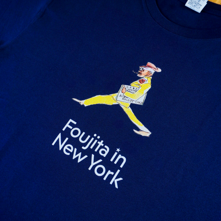 Tシャツ 《書簡（フランク・シャーマン宛）》 B_紺 (M)