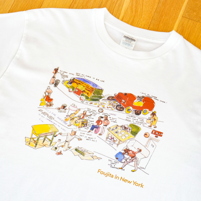 長袖Tシャツ 《書簡（フランク・シャーマン宛）》 A_白 (M)
