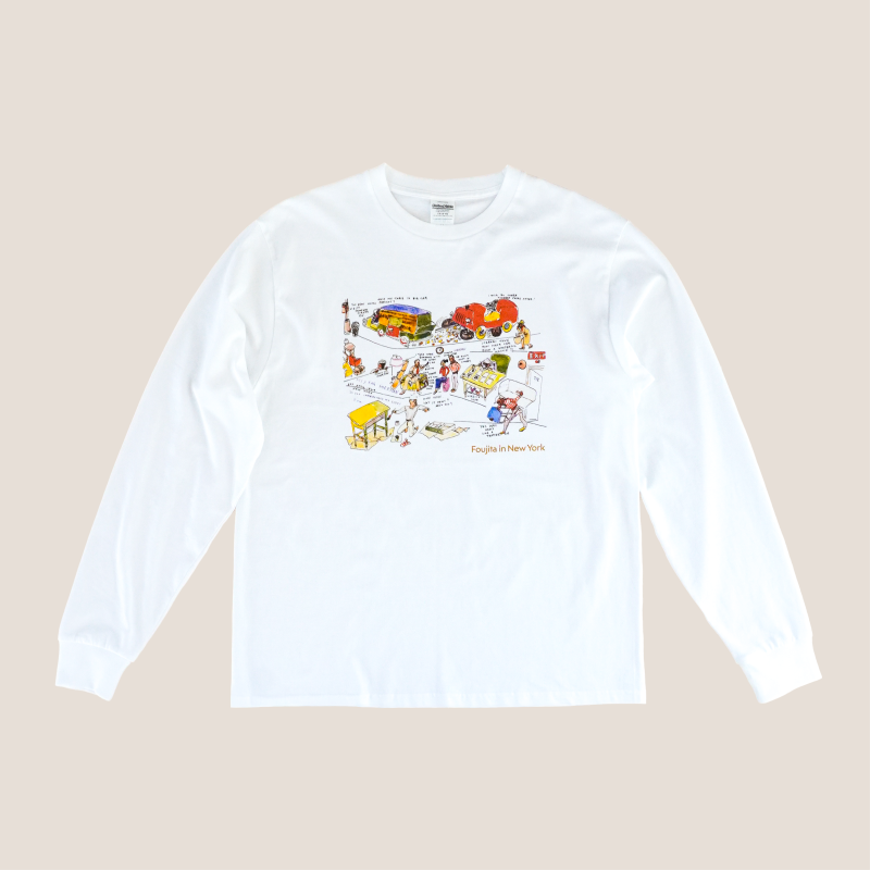 長袖Tシャツ 《書簡（フランク・シャーマン宛）》 A_白 (M)