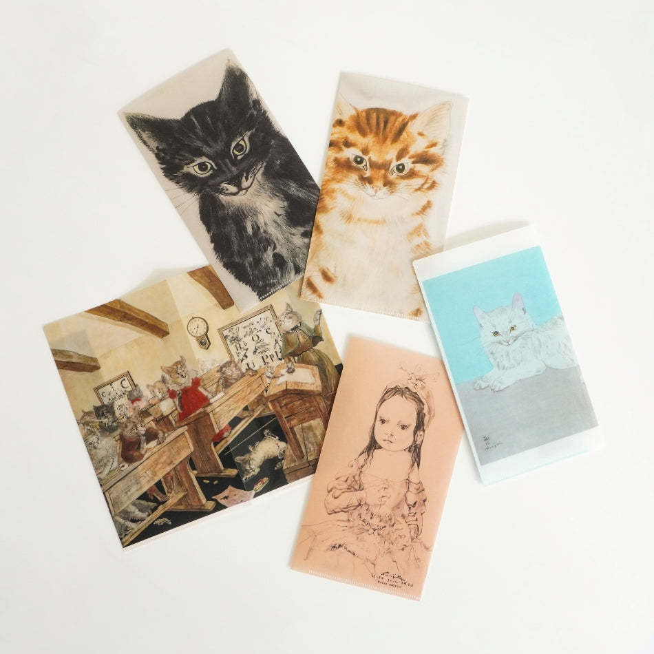 チケットフォルダー 横たわる猫