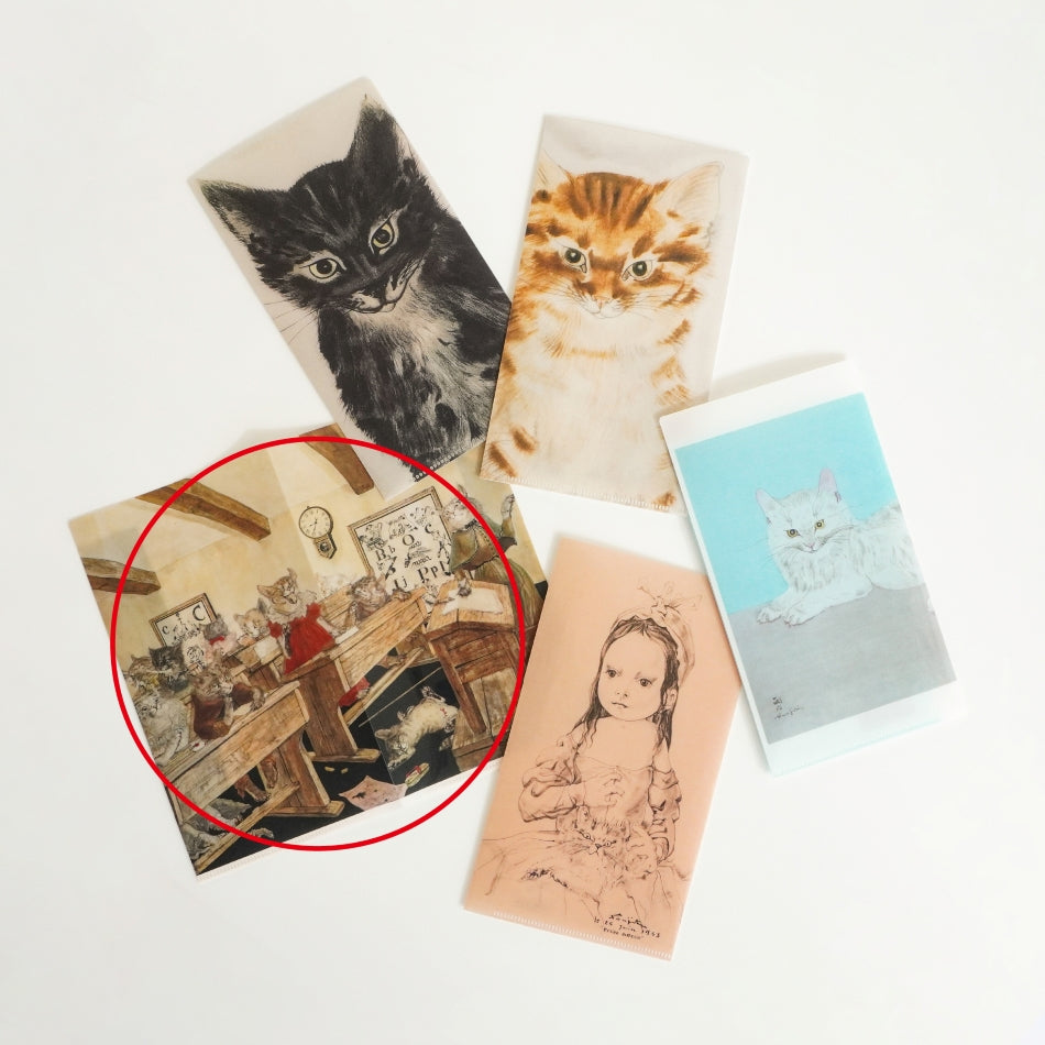 AMEX ノベルティ ・手描き猫の絵 リサ・ラーソンのスケッチねこたち