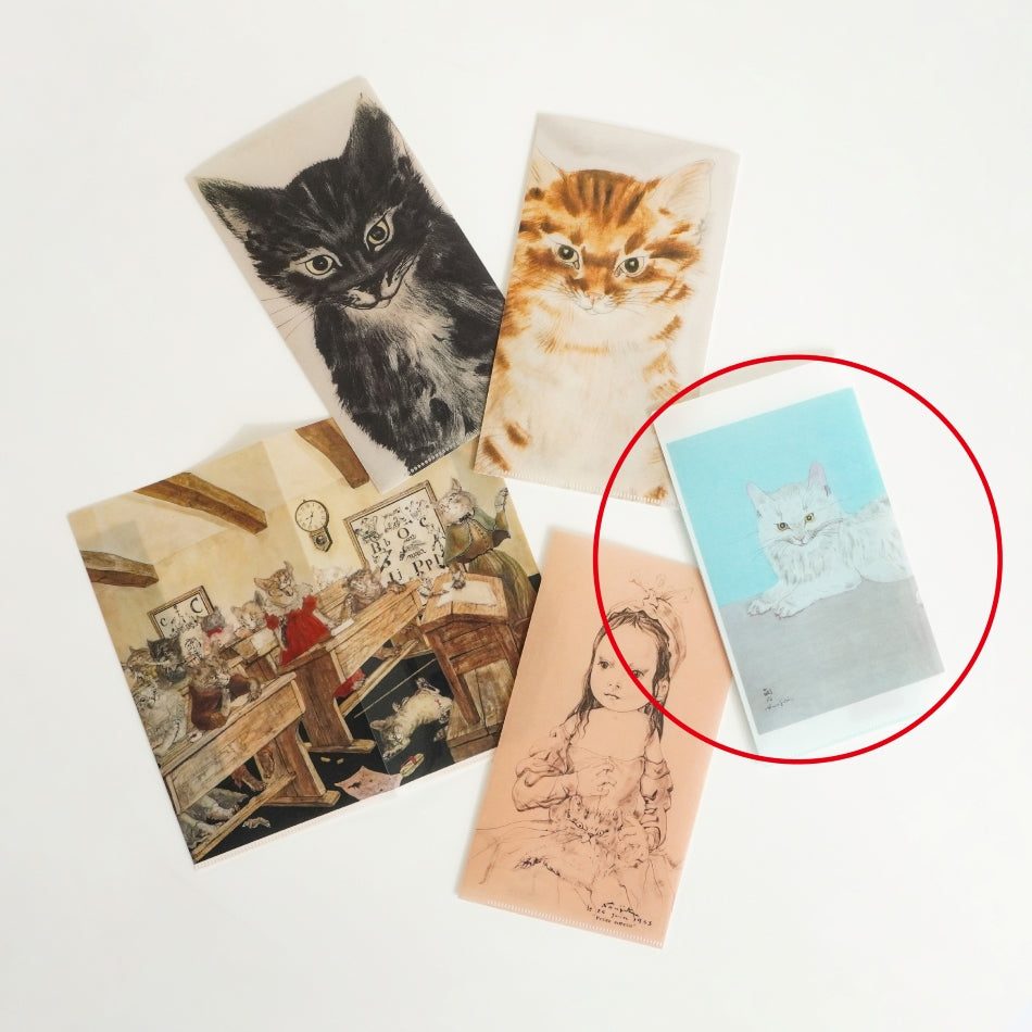 チケットフォルダー 横たわる猫