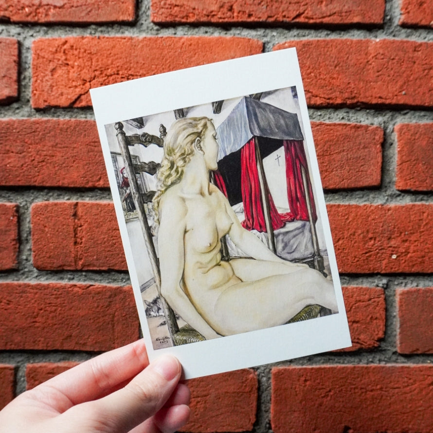 ポストカード《天蓋の裸婦》