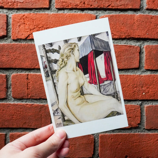 Postcard "Lying Cat"