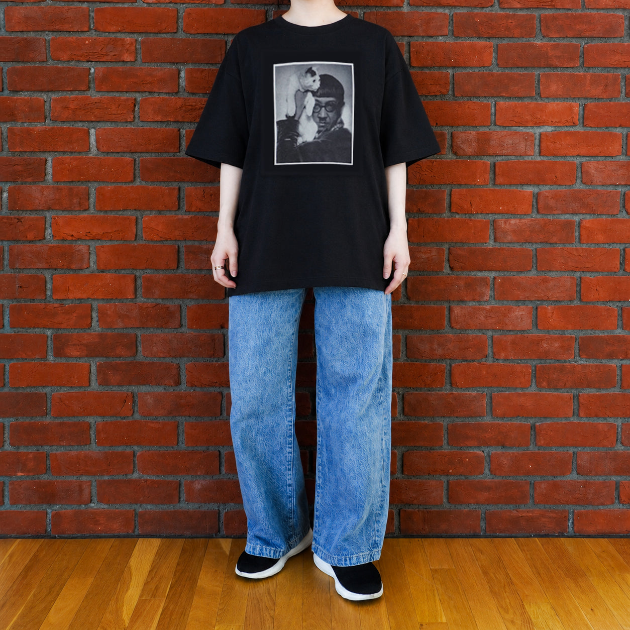 Tシャツ 藤田嗣治 ポートレート(S)