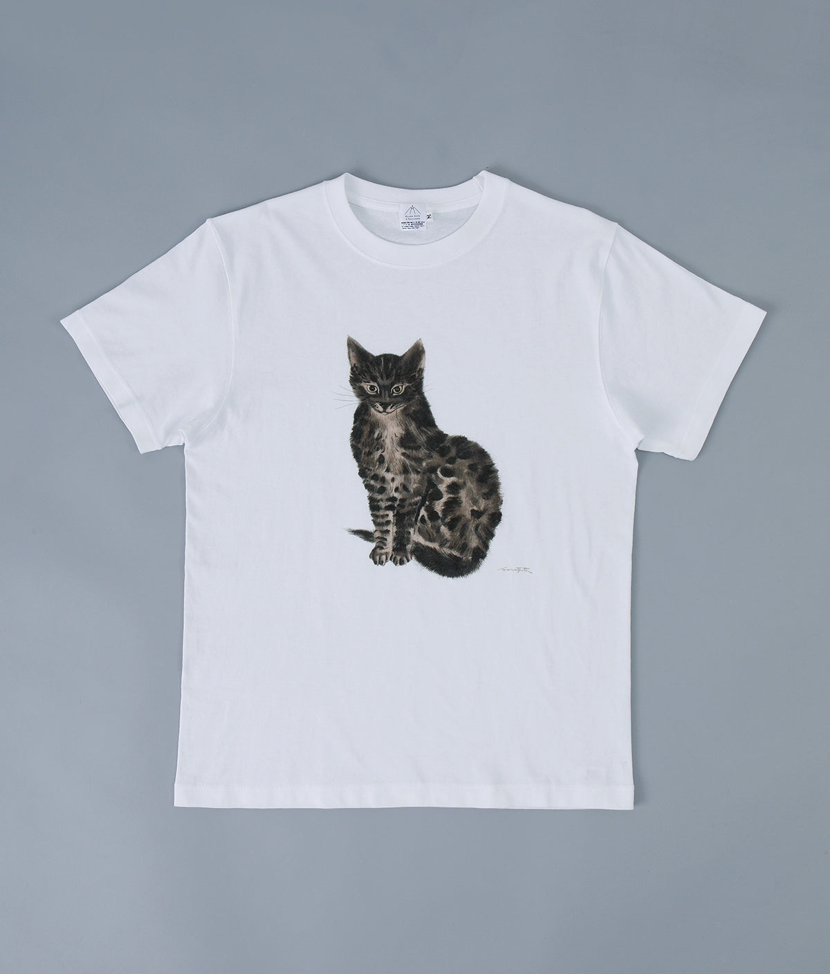 Tシャツ  『猫十態』より　黒い猫(M)