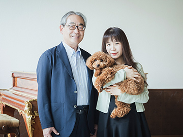 Founder and Chairman Yasushi Ando / Director Megumi Ando